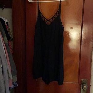 Free People Black Romper